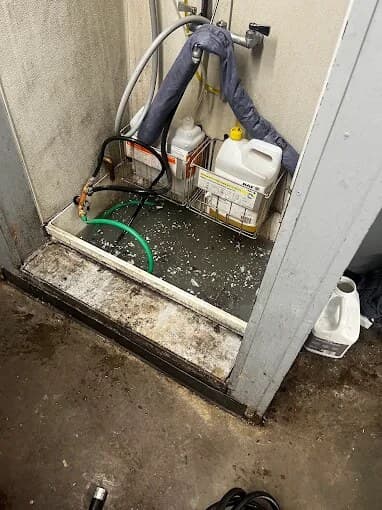 Clogged Utility Sink Drain